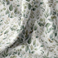Premium 100 % Baumwollstoff – grüne Blätter 115 g/m²