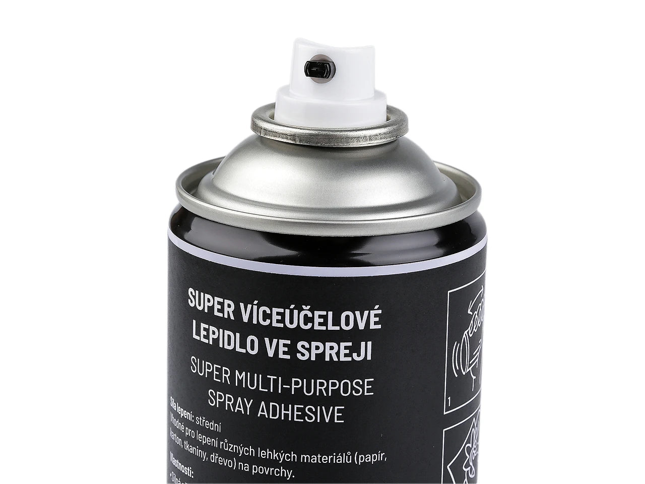 Image of extra-strong spray adhesive for bonding various lightweight materials. – available at Charlotte's Fabrics