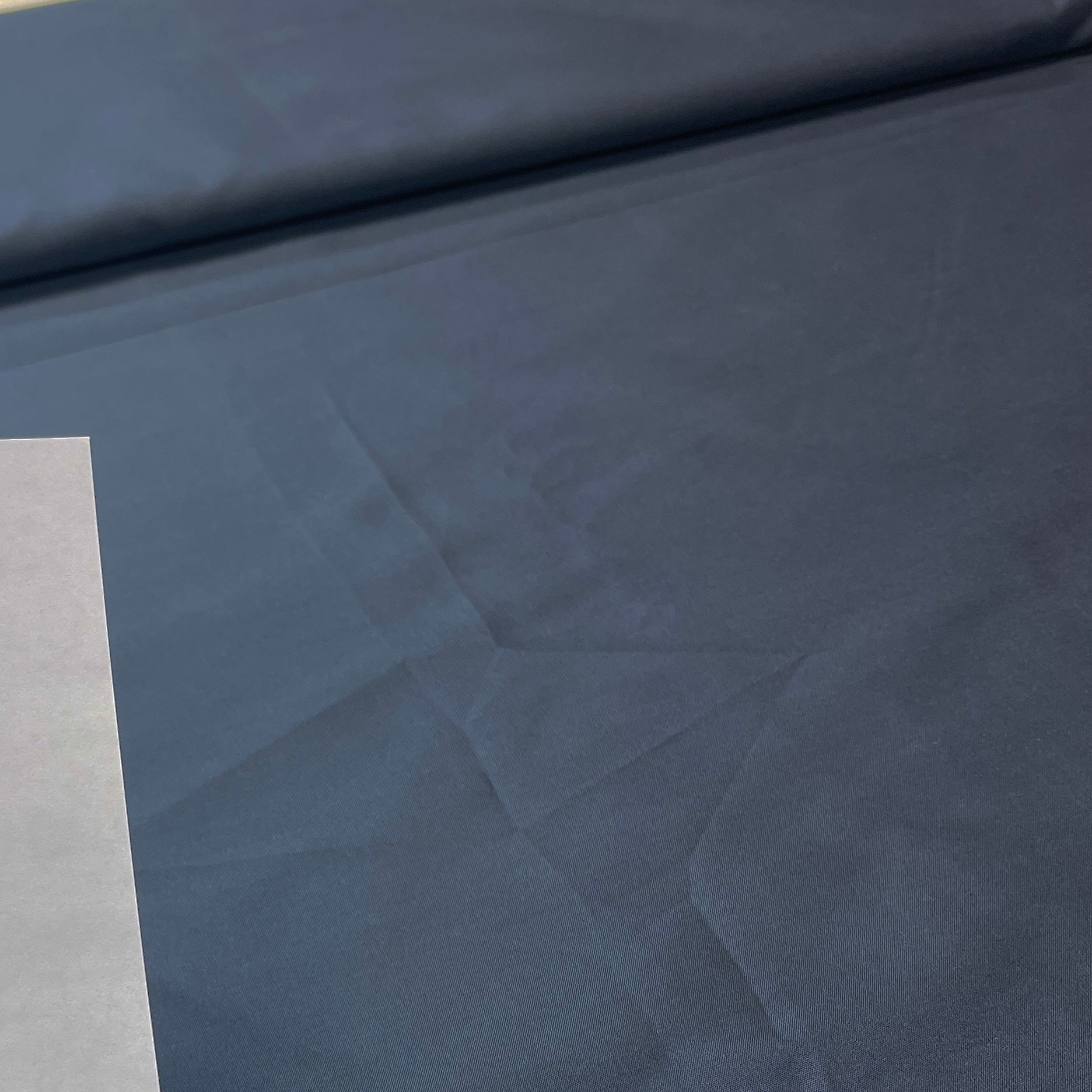 Image of Italian polyamide and silk fabric – grey | 53% silk, 47% polyamide | 100 g/m² | 140 cm – available at Šarlotes audumi