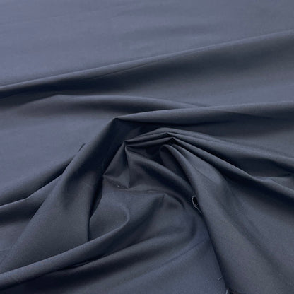 Image of Italian polyamide and silk fabric – grey | 53% silk, 47% polyamide | 100 g/m² | 140 cm – available at Šarlotes audumi
