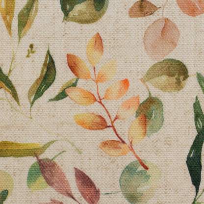 Image with canvas fabric - colorful leaves 200 g/m² – available at Charlotte's fabrics