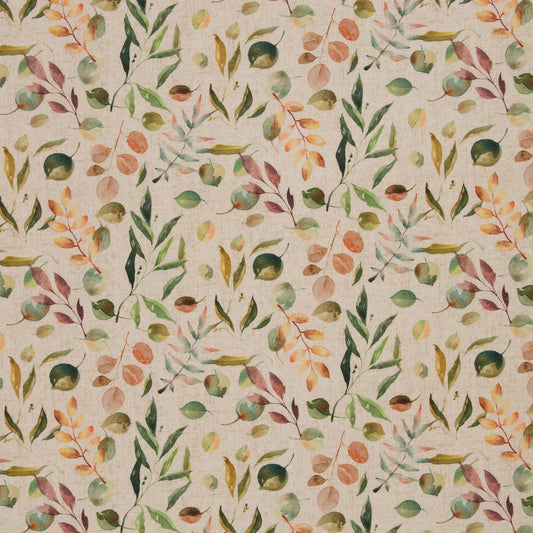 Attēls ar Kanvas audums - krāsainas lapiņas 200 g/m² – pieejams Šarlotes audumi