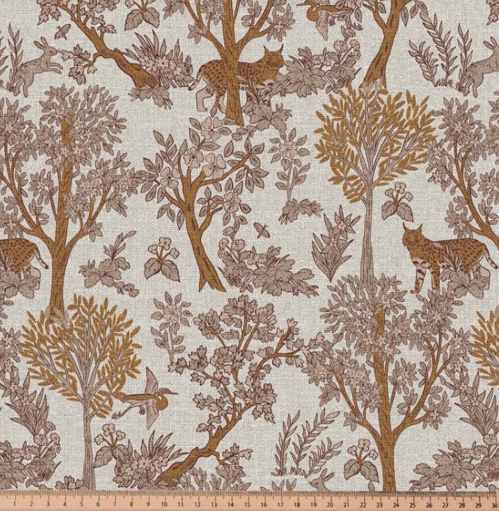 alt
Image with canvas fabric - lynx in the forest 200 g/m² – available at Šarlotes audumi