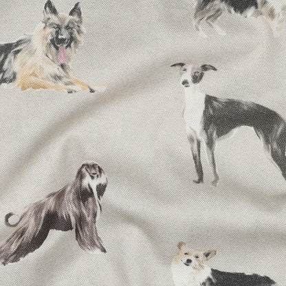 Tissu canvas - chiens 225 g/m²