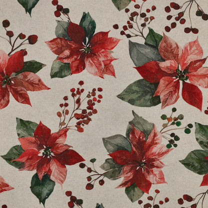 Image avec tissu canvas - étoile de Noël, disponible en ligne chez Šarlotes audumi