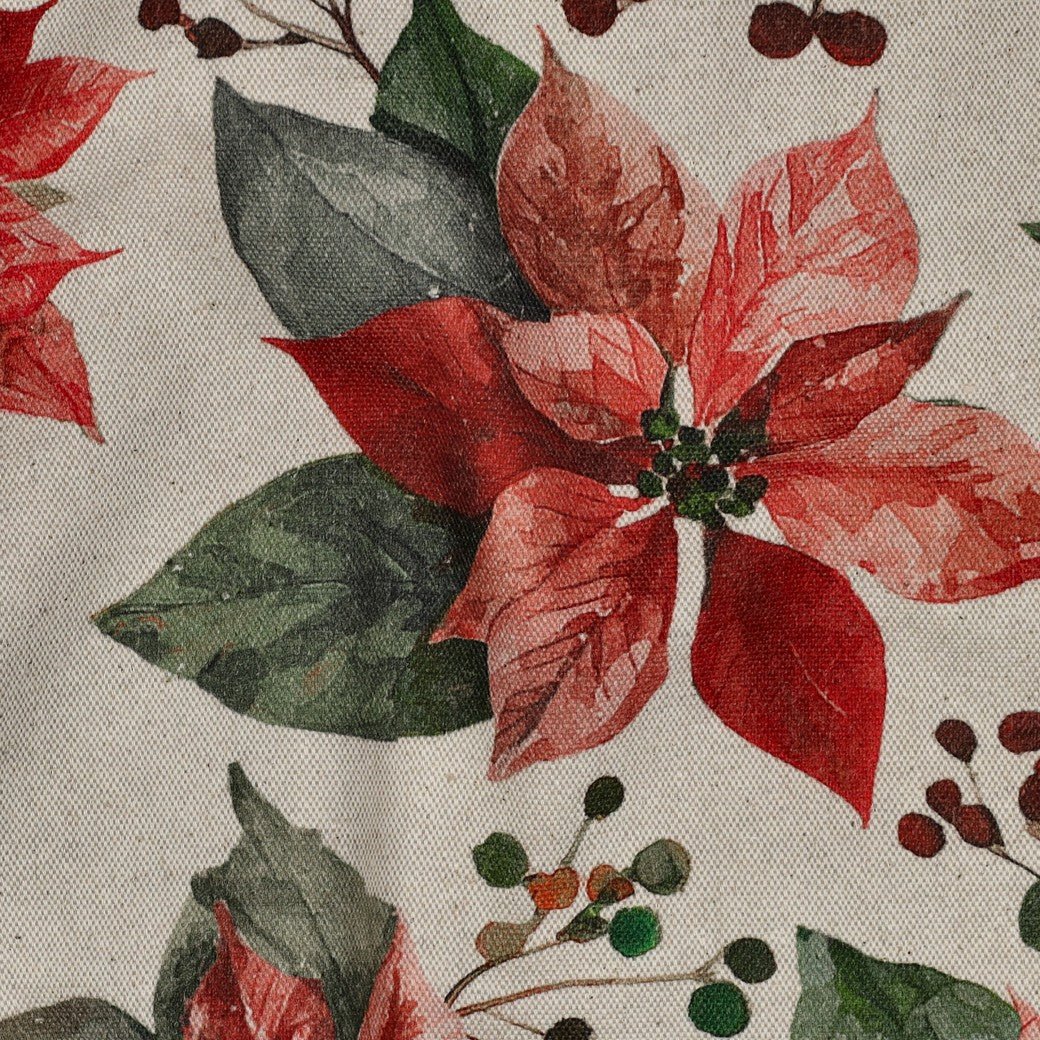 Image de tissu canevas - étoile de Noël – disponible en ligne chez Šarlotes audumi