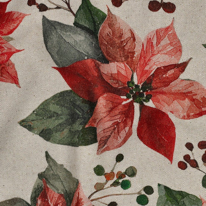 Image de tissu canevas - étoile de Noël – disponible en ligne chez Šarlotes audumi