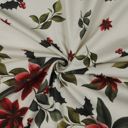 Image with canvas fabric-Christmas stars – available online at Charlotte's Fabrics