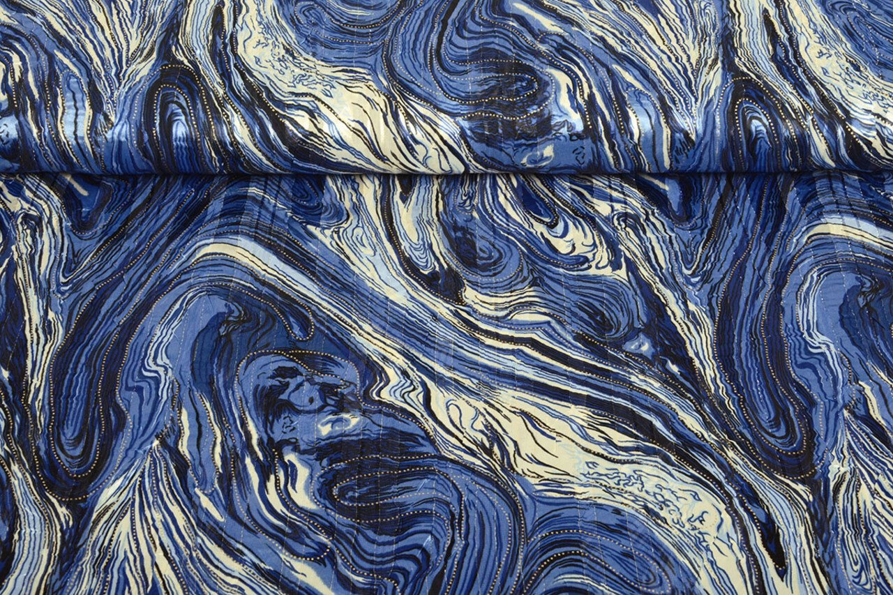 alt
Image of dress fabric with a metallic effect - starry skies 110 g/m² – available at Šarlotes Audumi