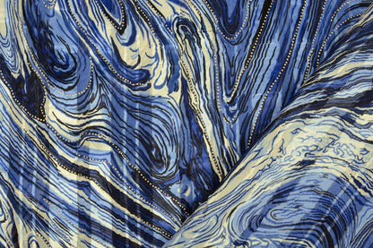 Image of dress fabric with a metallic effect - starry sky 110 g/m² – available at Charlotte Fabrics
