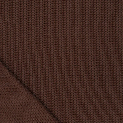 Image of cotton knit - chocolate shade 500 g/m² – available at Šarlotes audumi