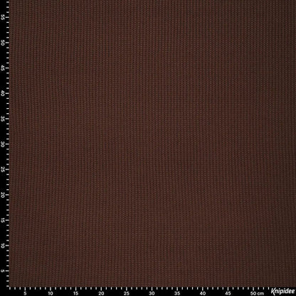 Image of cotton knit - chocolate shade 500 g/m² – available at Šarlotes audumi