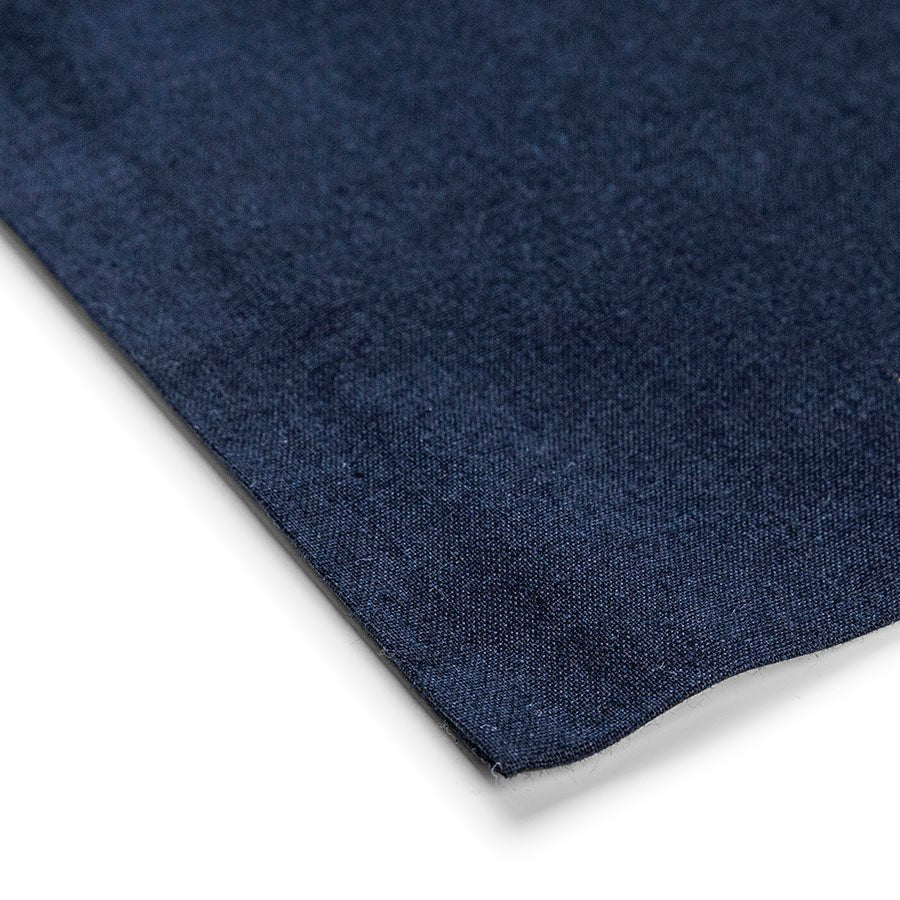 Image of a cotton fabric bag with long handles 38 x 42 cm 140 g/m² - dark blue – available at Šarlotes audumi