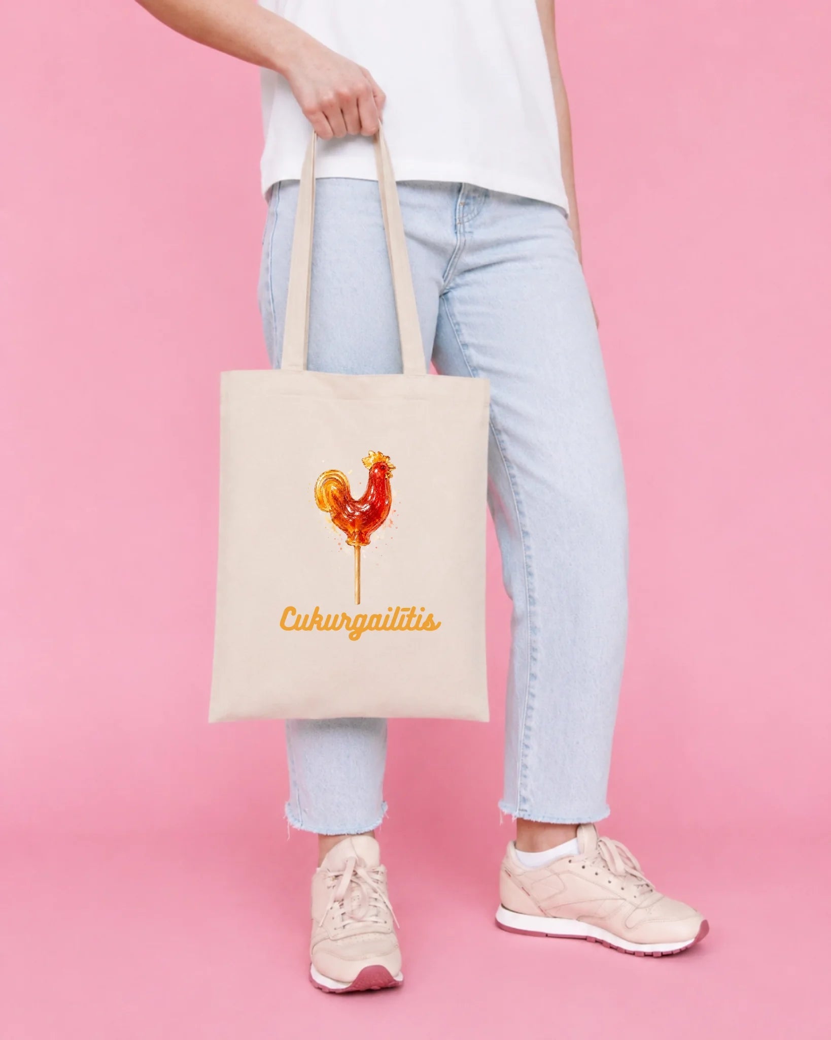 Sac en coton « Cukurgailītis » – disponible en ligne chez Šarlotes audumi