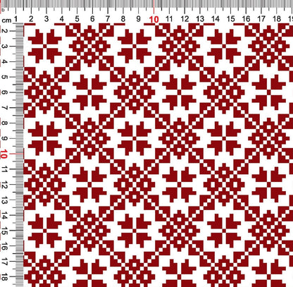 alt
Image of cotton loopback knit - star pattern on a crimson background 250 g/m² – available at Šarlotes Audumi