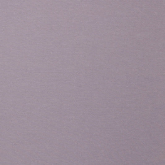 Image with cotton loopback jersey fabric in smoky lilac pink – available online at Šarlotes audumi
