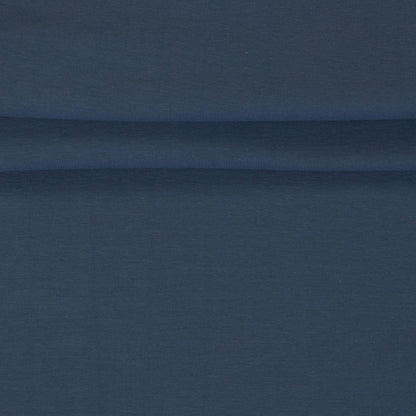 Image avec jersey à boucles en coton et denim bleu 230 g/m² – disponible en ligne chez Šarlotes audumi