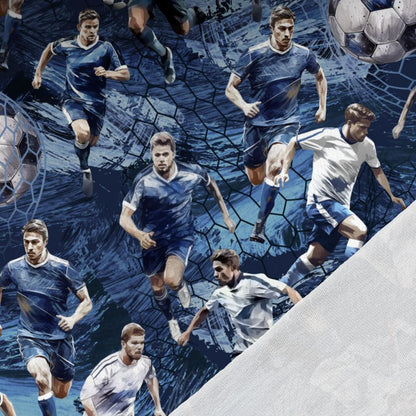 Maille bouclette en coton - football 260 g/m²