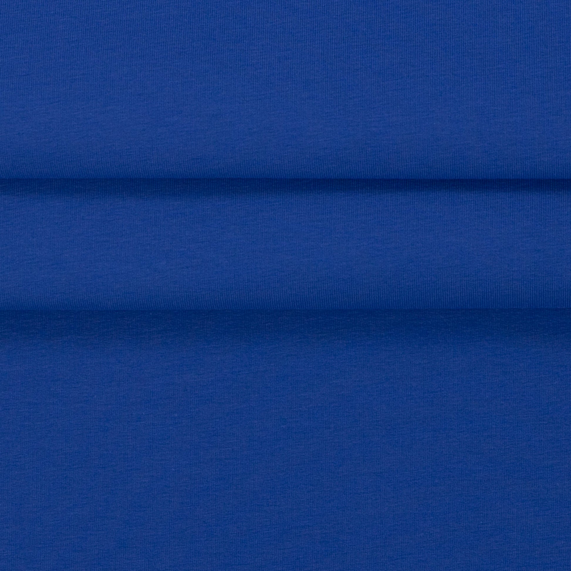 Image of cotton loopback knit - cobalt blue 235 g/m² – available at Charlotte's Fabrics