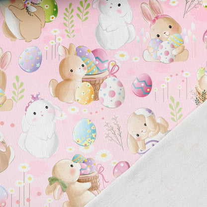 Cotton loop knit - Easter bunny 260 g/m²