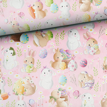 Cotton loop knit - Easter bunny 260 g/m²
