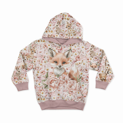 Image of cotton loopback jersey - daisies and peonies 250 g/m² | Design - 05 – available at Šarlotes audumi