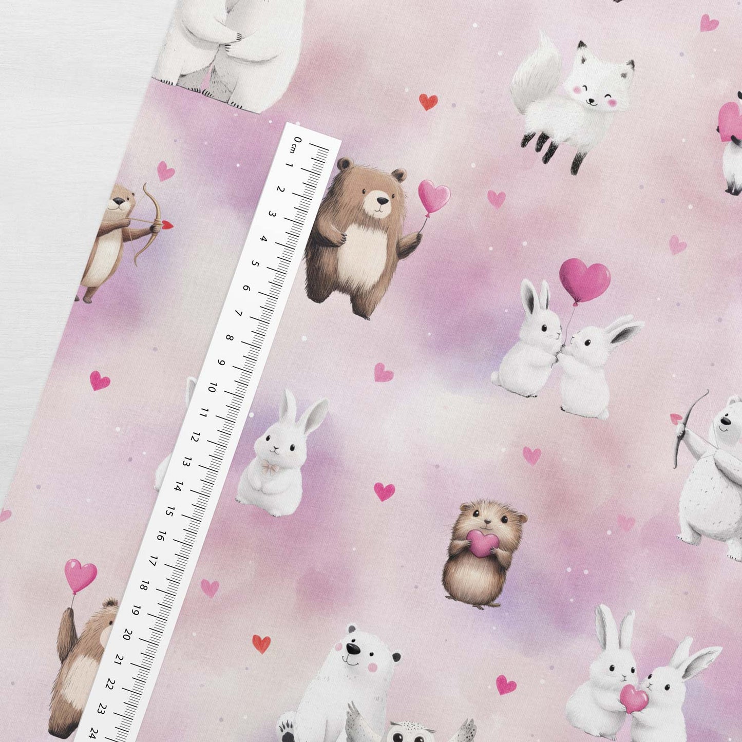 alt
Image of cotton loopback jersey - love is in the air 250 g/m² – available at Šarlotes audumi