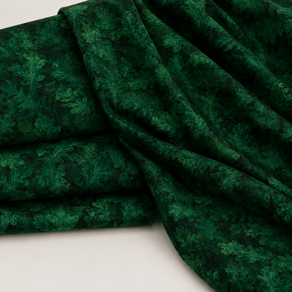 Cotton loopback knit - oak 250 g/m² – available at Šarlotes audumi