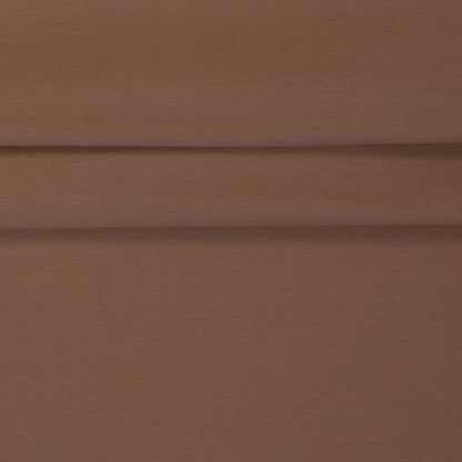 Image de jersey bouclé en coton brun chocolat au lait 230 g/m² – disponible en ligne chez Šarlotes audumi