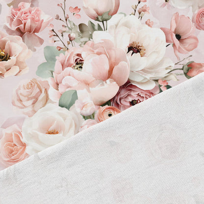 Image of cotton loopback jersey - rose garden 250 g/m² – available at Šarlotes audumi