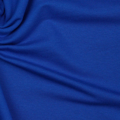 Cotton loopback knit - cornflower blue 235 g/m² (GOTS certified)