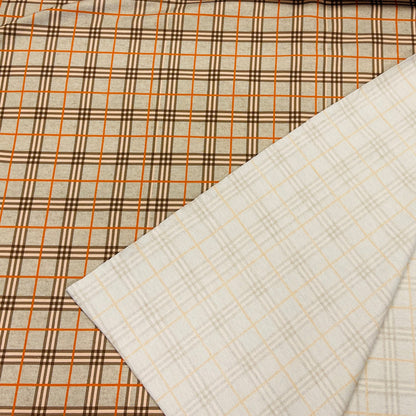 Checkered cotton loop knit - 250 g/m²