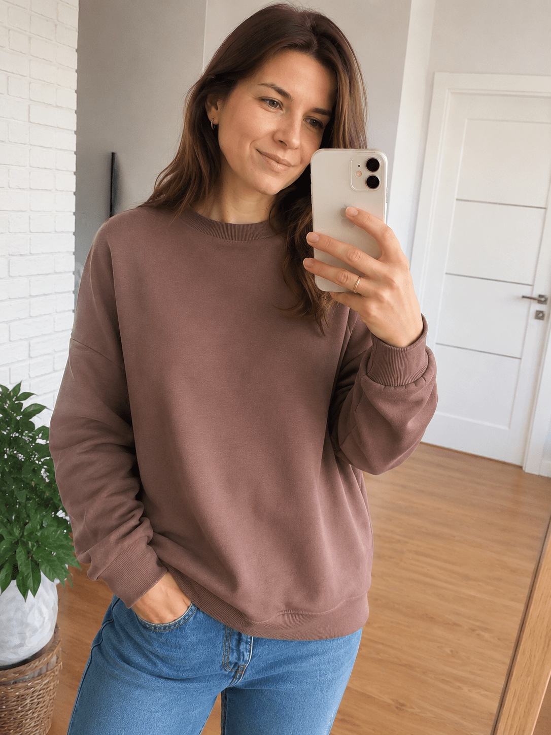 Maille bouclette en coton vieux rose foncé 230 g/m² – disponible en ligne chez Šarlotes audumi
