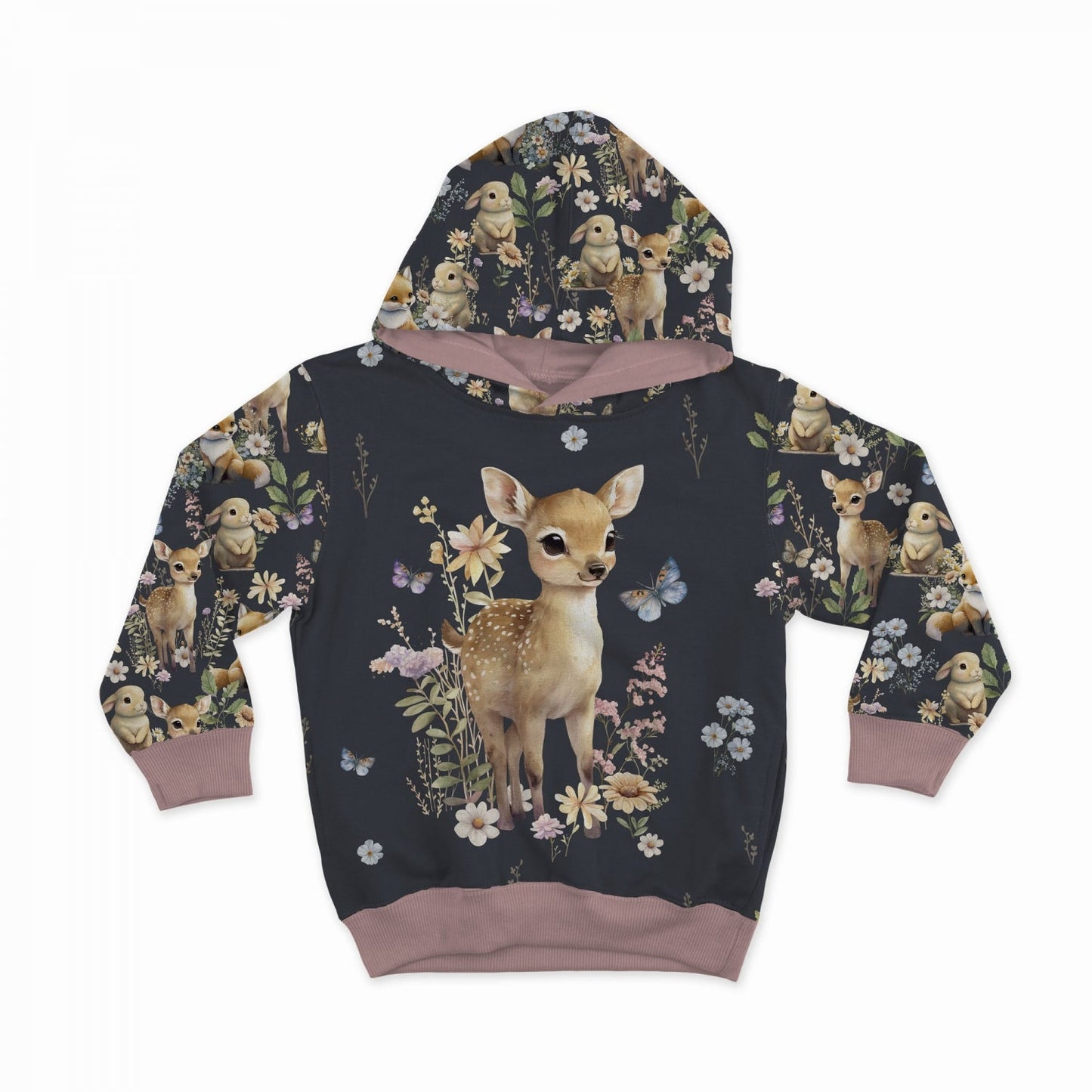 Image of cotton loopback knit - rabbit with a fawn 250 g/m² – available at Šarlotes audumi