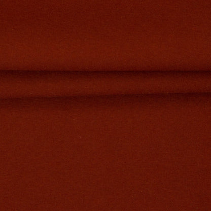 Image of terracotta cotton-lined knit fabric – available online at Šarlotes audumi