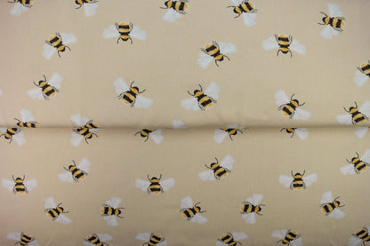 Cotton knit - little bees 200 g/m²