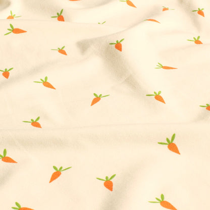 Cotton jersey - carrots 210 g/m²