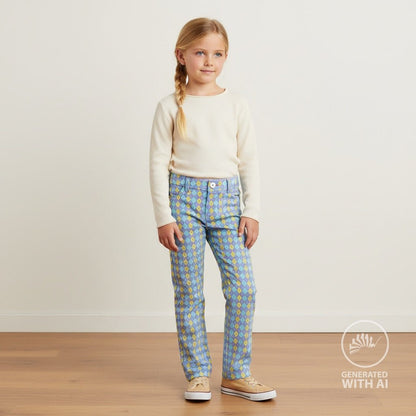 Image de tricot de coton à carreaux Burlington – disponible en ligne chez Charlotte's Fabrics
