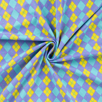 Image avec tricot de coton Burlington à carreaux – disponible en ligne chez Šarlotes audumi