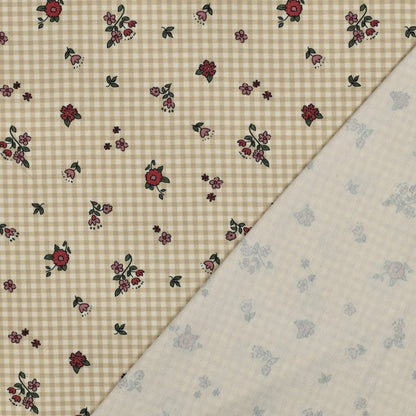 alt
Image with cotton jersey - delicate flowers on a checkered background 220 g/m² (GOTS certified) – available at Šarlotes audumi