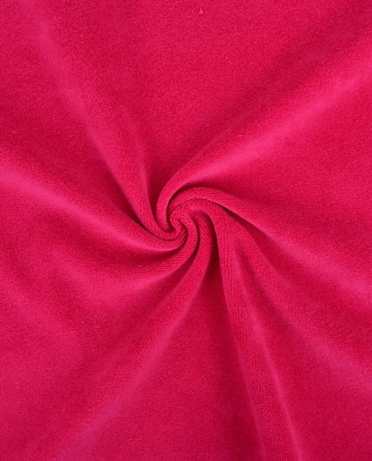 Cotton velour - fuchsia 250 g/m²
