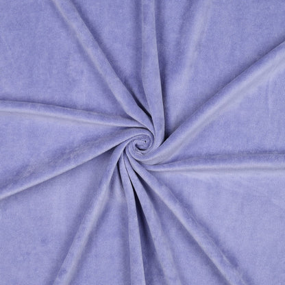 Cotton velour - lilac 250 g/m²