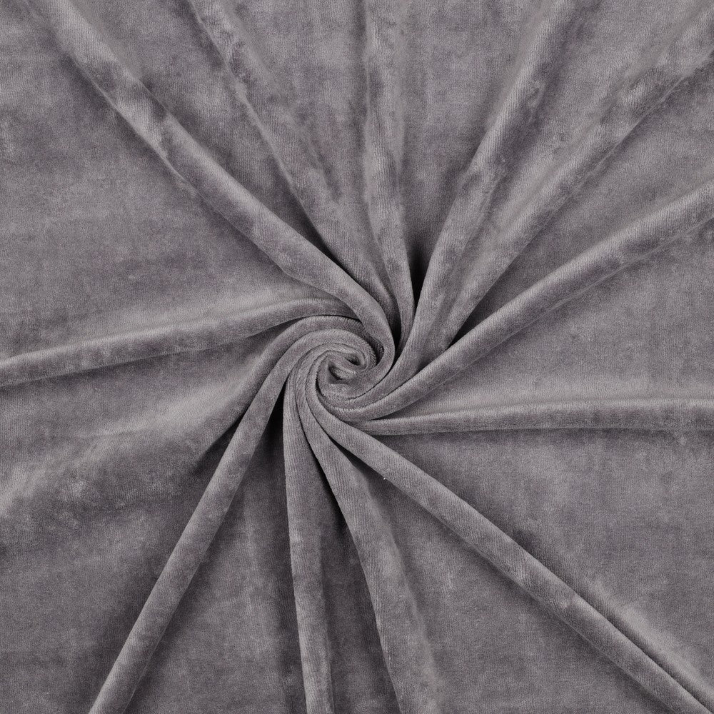 Image with cotton velour - dark gray 250 g/m² – available at Šarlotes audumi