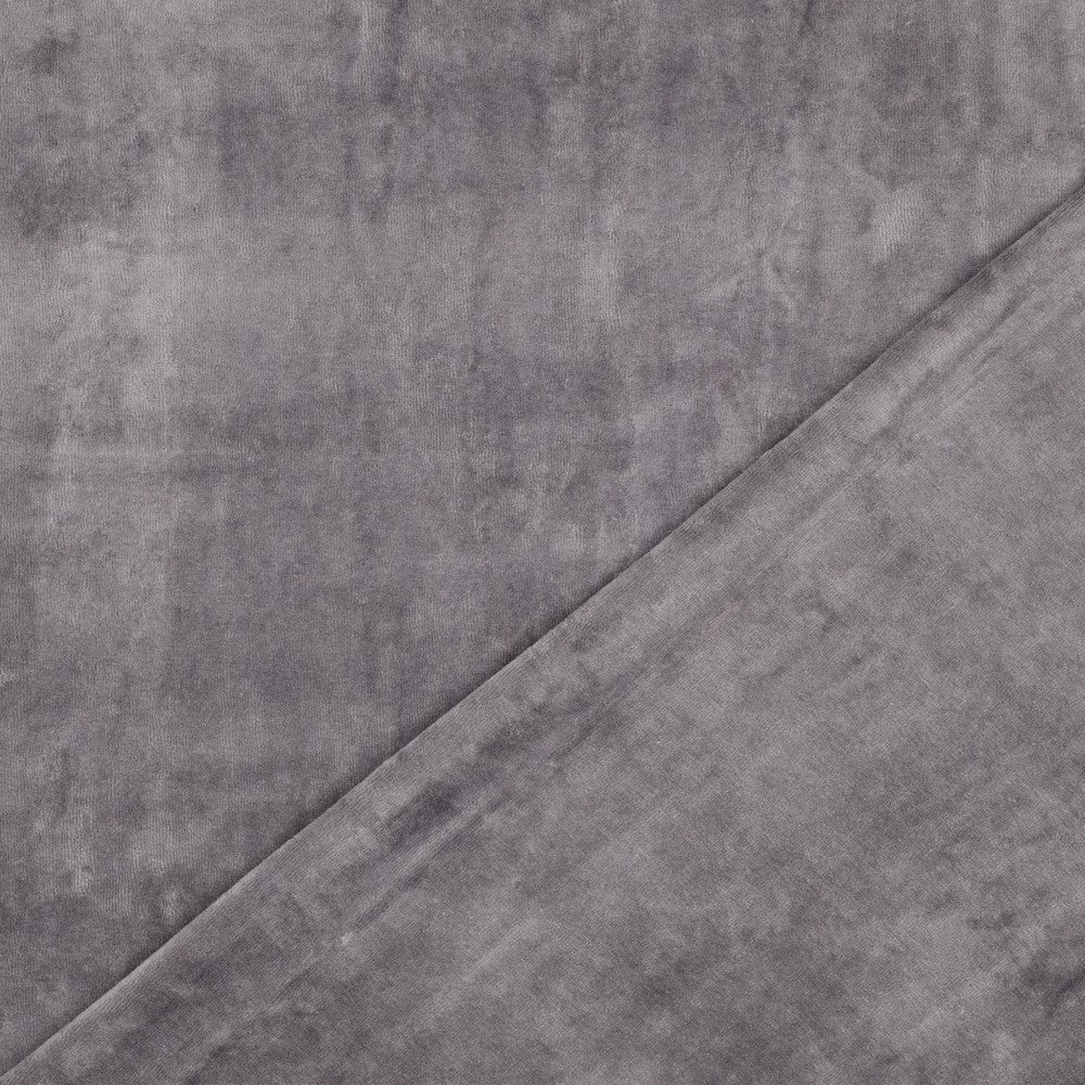 Image of cotton velour - dark grey 250 g/m² – available at Šarlotes audumi