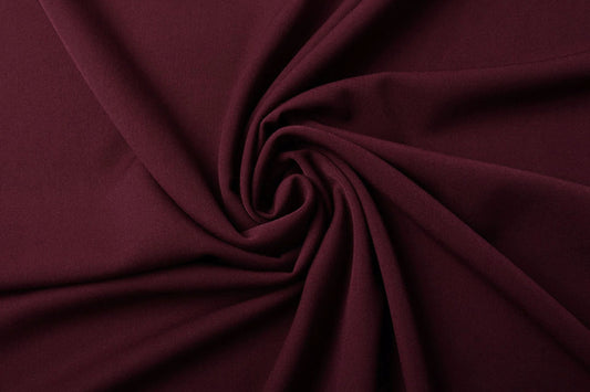 Image of suiting fabric with elastane - burgundy 275 g/m² – available at Šarlotes audumi