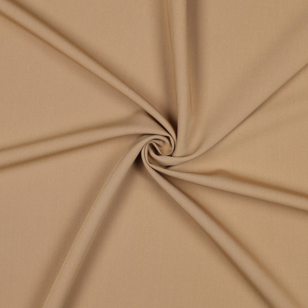 Image of suit fabric with elastane - camel 200 g/m² – available at Charlotte's Fabrics