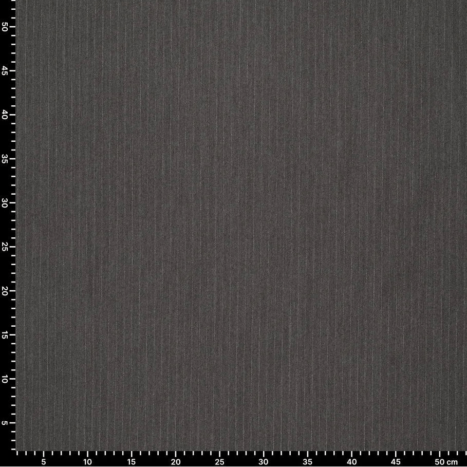 alt
Image of suit fabric with a fine lurex stripe | grey | 195 g/m² | 145 cm – available at Šarlotes audumi