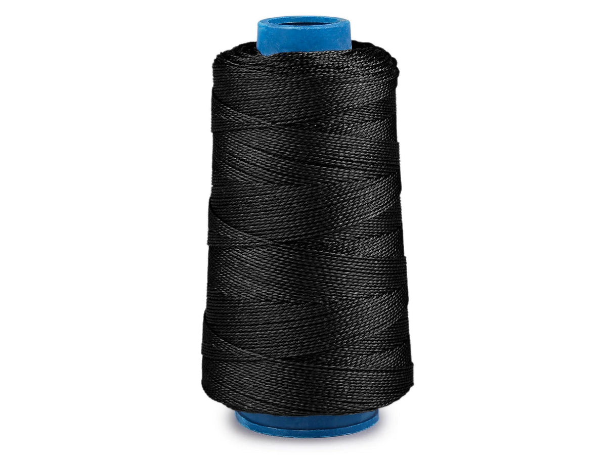 Image avec fil de cordonnier Ø0.8 mm (340 m) – très résistant pour la couture et les réparations – disponible chez Šarlotes audumi