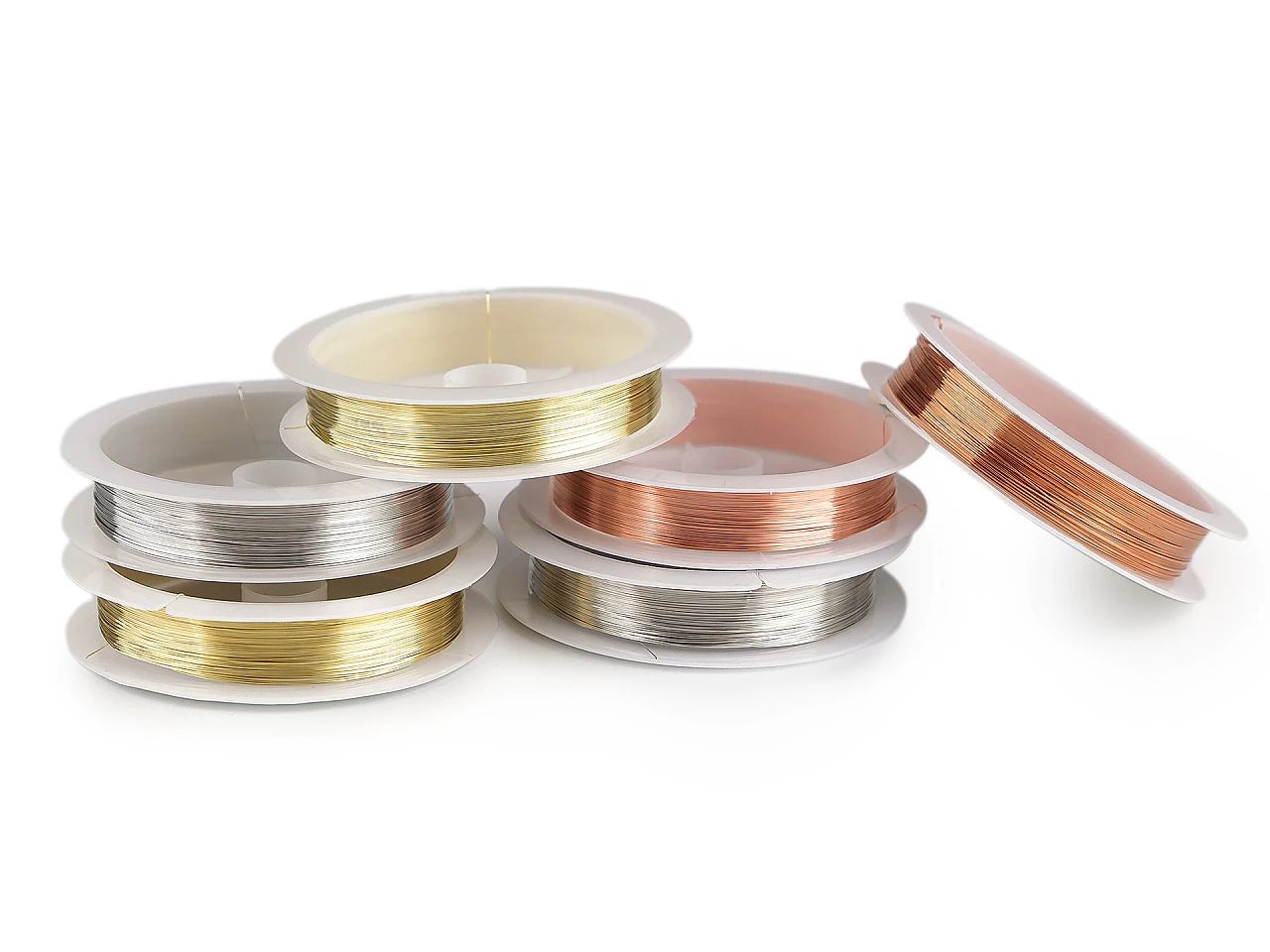 Image of Lakota copper wire for jewelry making Ø 0.3 mm, 18 m – available online at Charlotte Fabrics