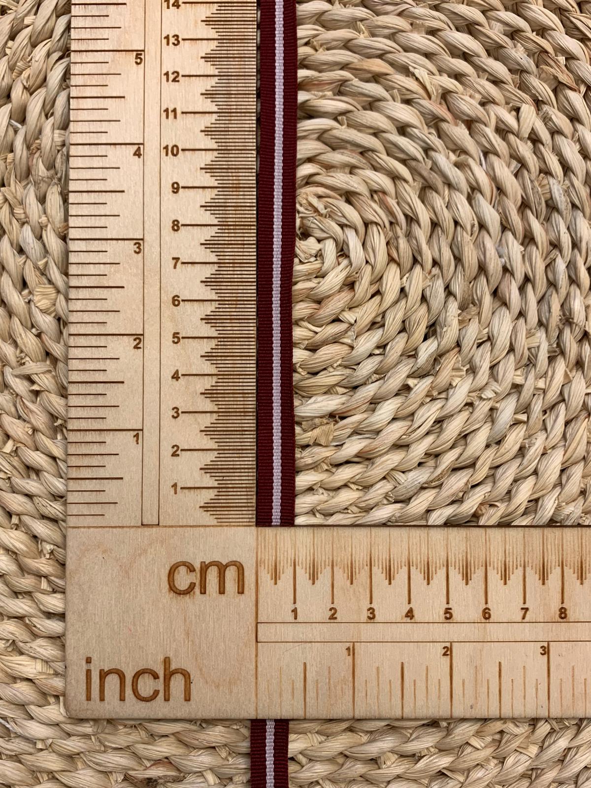 Image of Latvian flag ribbon 10 mm - LV – available at Šarlotes audumi